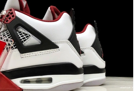 Jordan Red 4 308497-160 Black 308497-160 Air Fire White Men 0925